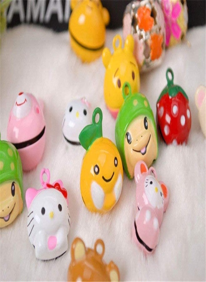 Pups&Pets طوق جرس ملون مزين برسومات كرتونية للكلاب والقطط (متنوع، عبوة من قطعة واحدة) اللون والتصميم عشوائيان. - Image 1